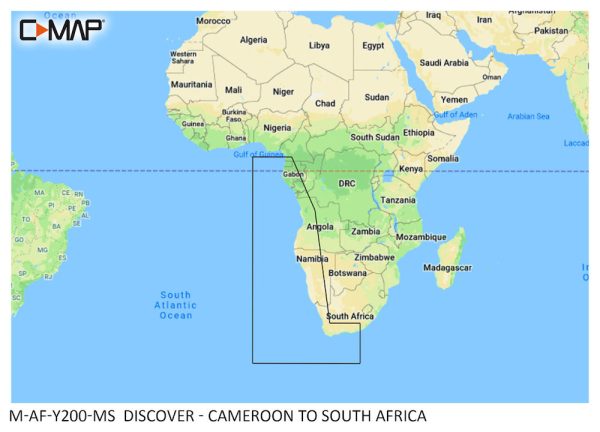 Buy DISCOVER - Cameroon to South Africa at Meridianprojekt. Expert support & service included! - c-map discover - cameroon to south africa