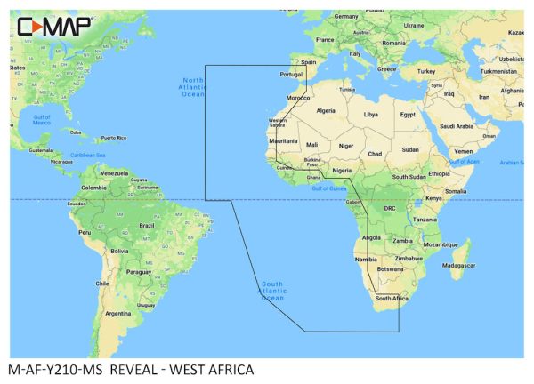 Buy REVEAL - West Africa at Meridianprojekt. Expert support & service included! - c-map reveal - west africa