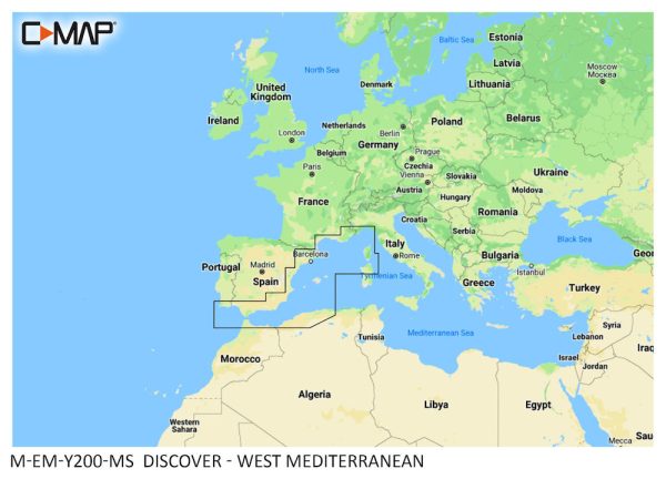 Buy DISCOVER - West Mediterranean at Meridianprojekt. Expert support & service included! - c-map discover - west mediterranean