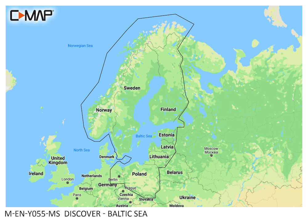 Buy DISCOVER - Baltic Sea at Meridianprojekt. Expert support & service included! - c-map discover - baltic sea