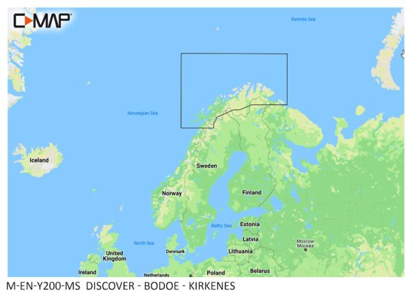 Buy DISCOVER - Bodø - Kirkenes at Meridianprojekt. Expert support & service included! - c-map discover - bodø - kirkenes