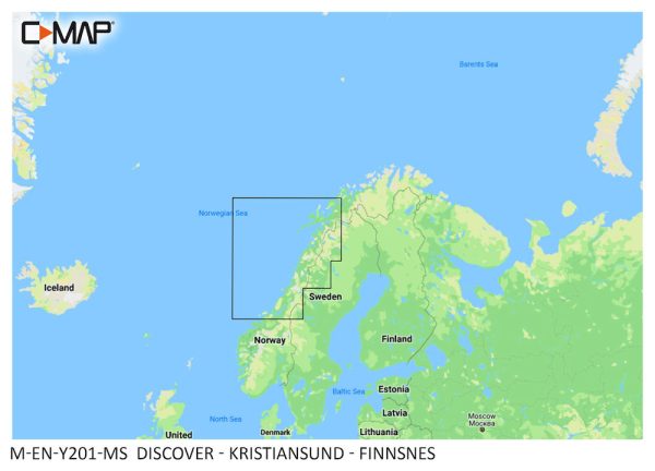Buy DISCOVER - Kristiansund - Finnsnes at Meridianprojekt. Expert support & service included! - c-map discover - kristiansund - finnsnes