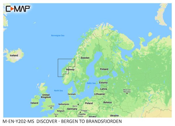 Buy DISCOVER - Bergen to Brandsfjorden at Meridianprojekt. Expert support & service included! - c-map discover - bergen to brandsfjorden