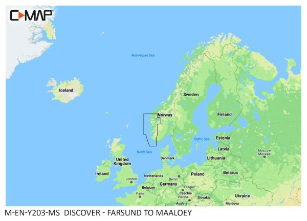 Buy DISCOVER - Farsund to Måløy at Meridianprojekt. Expert support & service included! - c-map discover - farsund to måløy