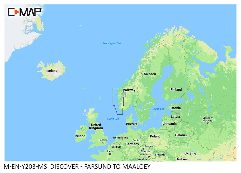 Buy DISCOVER - Farsund to Måløy at Meridianprojekt. Expert support & service included! - c-map discover - farsund to måløy