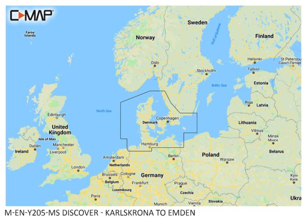 Buy DISCOVER - Karlskrona to Emden at Meridianprojekt. Expert support & service included! - c-map discover - karlskrona to emden