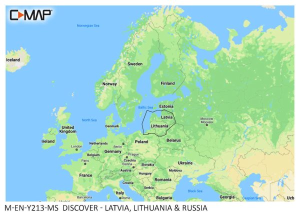 Buy DISCOVER - Latvia, Lithuania & Russia at Meridianprojekt. Expert support & service included! - c-map discover - latvia, lithuania & russia