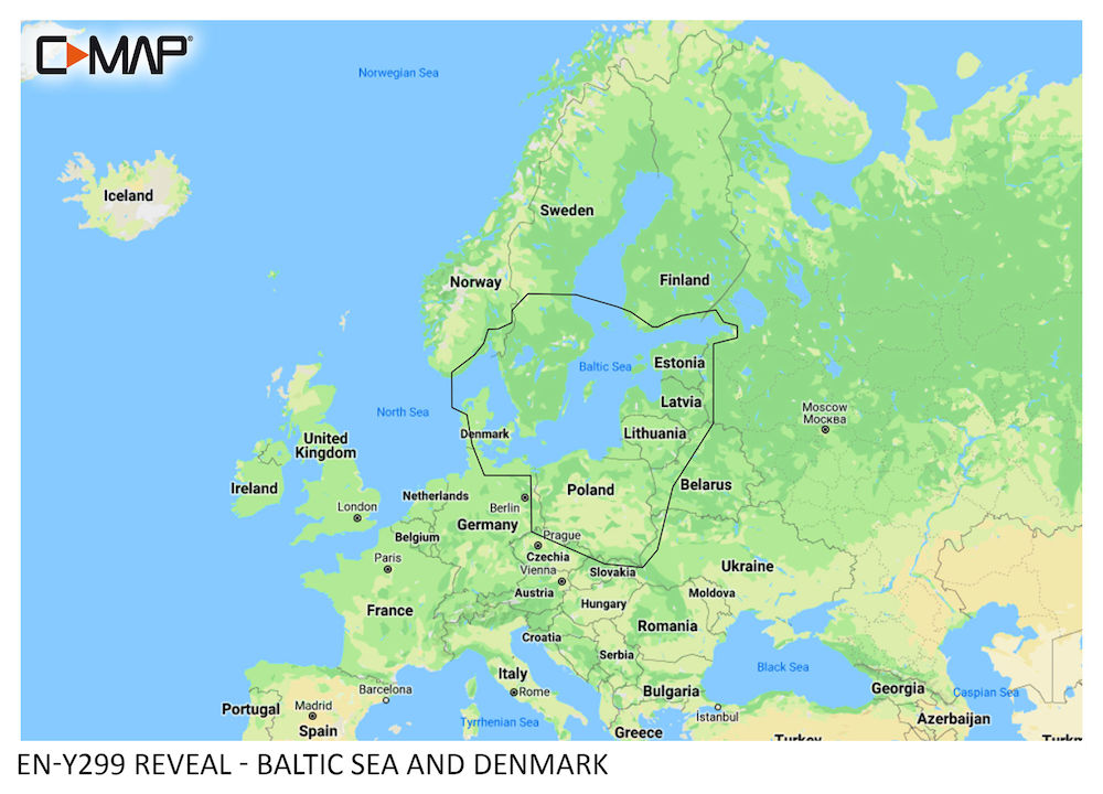 Buy REVEAL - Baltic Sea at Meridianprojekt. Expert support & service included! - c-map reveal - baltic sea