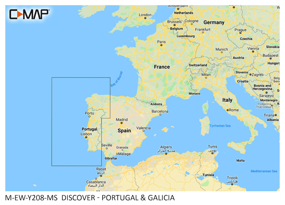 Buy DISCOVER - Portugal & Galicia at Meridianprojekt. Expert support & service included! - c-map discover - portugal & galicia