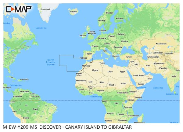 Buy DISCOVER - Canary Island to Gibraltar at Meridianprojekt. Expert support & service included! - c-map discover - canary island to gibraltar