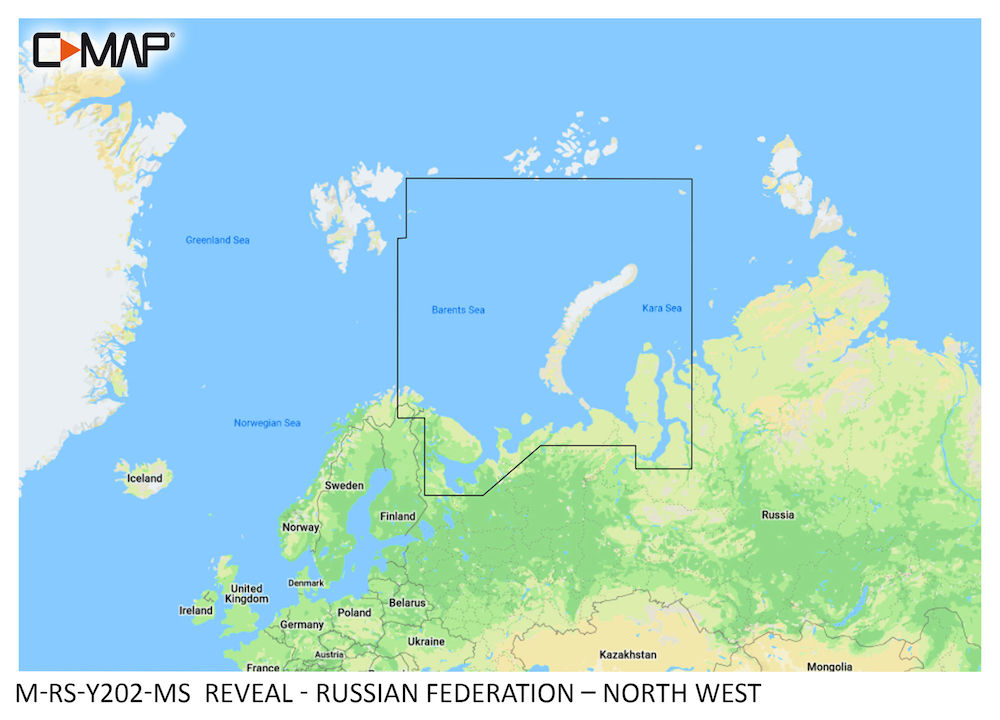 Buy REVEAL - Russian Federation – North West at Meridianprojekt. Expert support & service included! - c-map reveal - russian federation – north west
