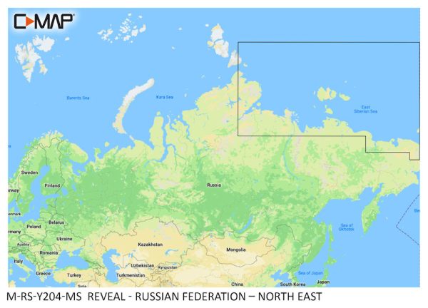 Buy REVEAL - Russian Federation – North East at Meridianprojekt. Expert support & service included! - c-map reveal - russian federation – north east